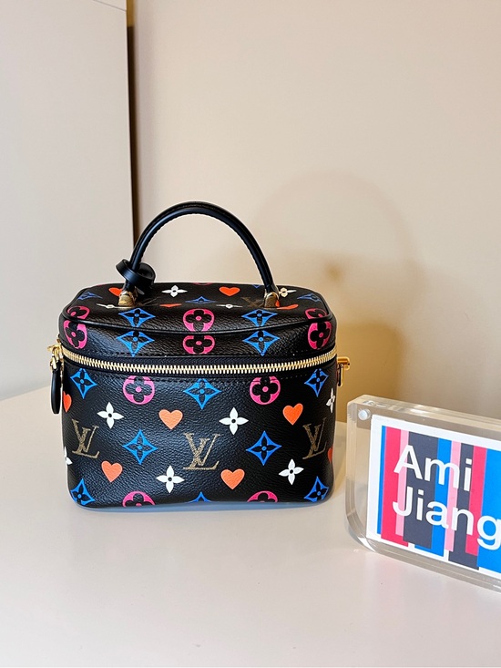 Louis Vuitton Handbags - LV Game On Vanity PM Black Multicolor Heart Monogram Crossbody Bag